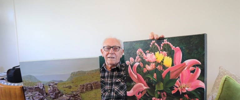 Neville has been a part of the Toowoomba Art Society for eight years. 