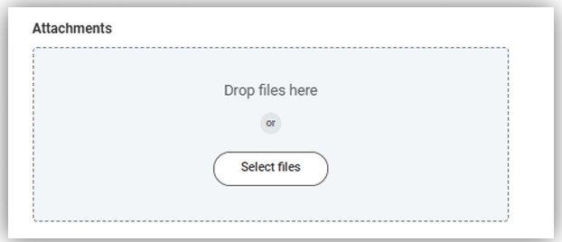 Drop files