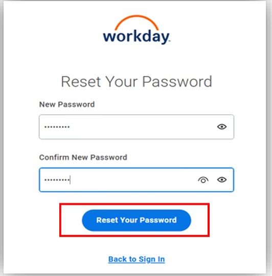 Reset your password