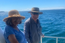 Coastal Waters residents on their dolphin cruise