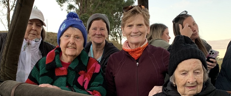 Lilydale residents hot air ballooning