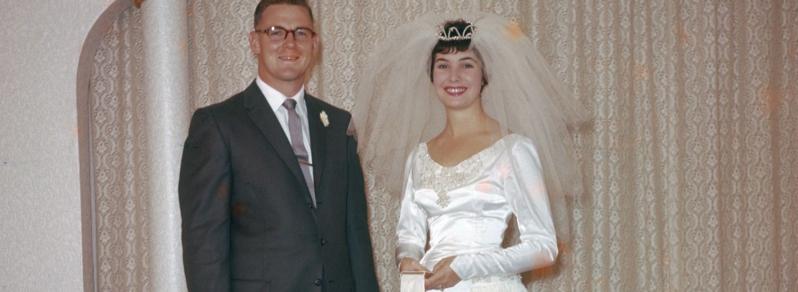 Neil and Dale, Redleaf Manor residents, on their wedding day 64 years ago Neil and Dale, Redleaf Manor residents, on their wedding day 64 years ago