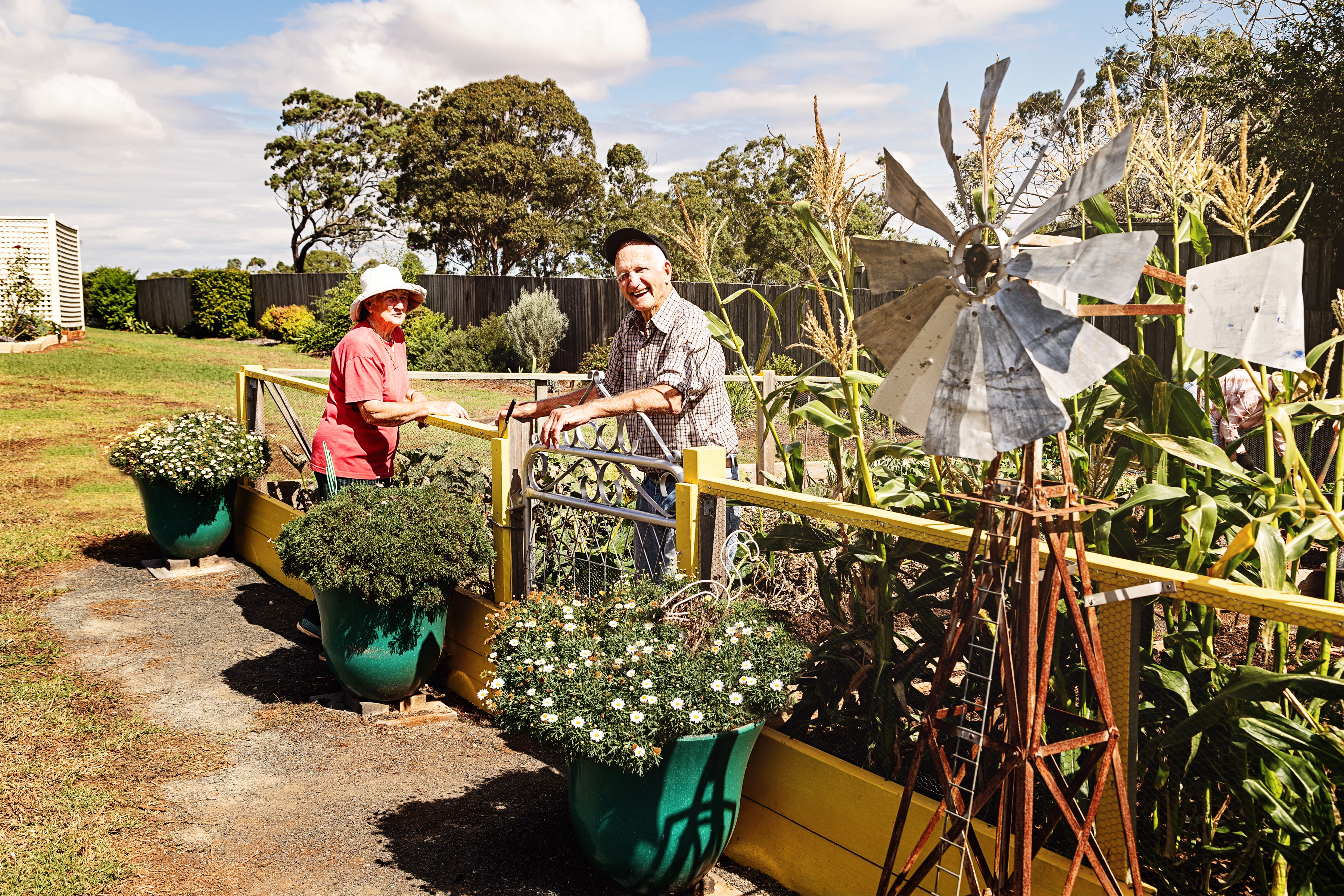 Westhaven Elmore and Rae Lloyd in garden.jpg Westhaven Elmore and Rae Lloyd in garden.jpg