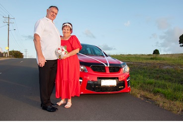 Annette and Bob tied the knot at Baycrest