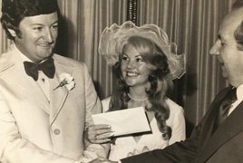 Bill and Coleen on their wedding day 