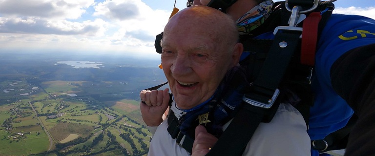 Bob skydiving 