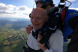Bob skydiving  Bob skydiving