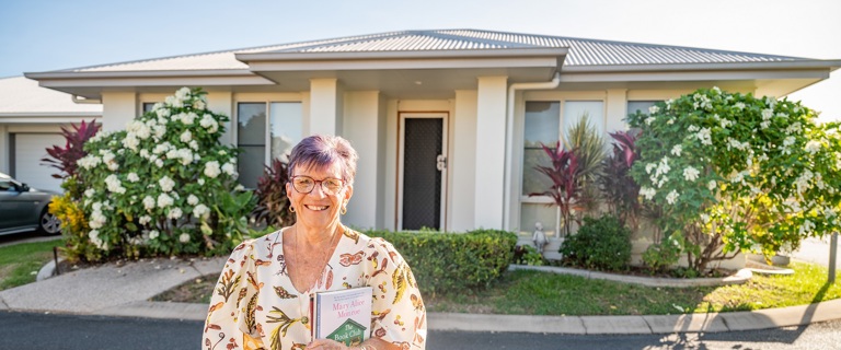 Dorothy is thriving as part of the social committee at Breezes.