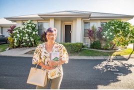 Dorothy is thriving as part of the social committee at Breezes.