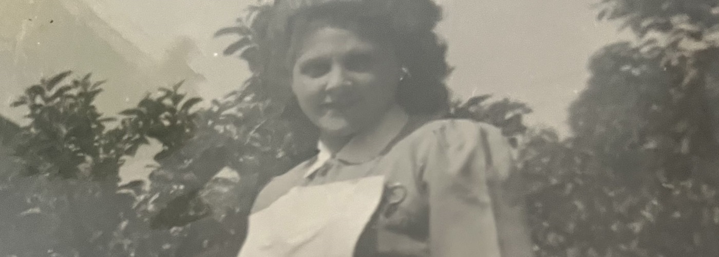 Gwen in her nurse uniform.jpg