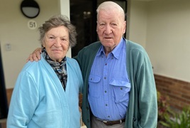 Carrington residents John and Kirsten Carrington residents John and Kirsten