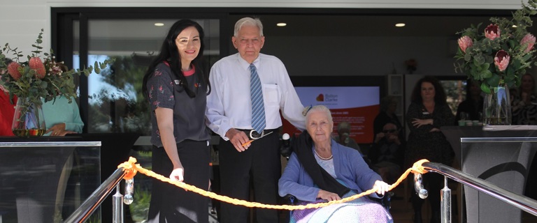Leigha John and Joyce officially opening Cooinda.jpg Leigha John and Joyce officially opening Cooinda.jpg