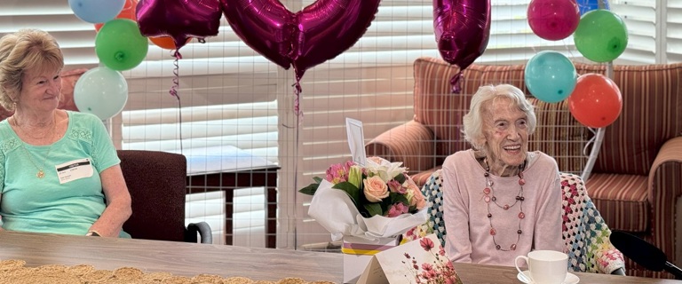 Mona celebrates her 101st birthday.jpg Mona celebrates her 101st birthday.jpg