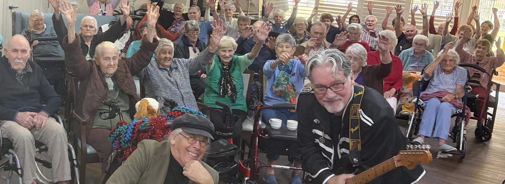 Residents celebrating Glasshouse Views anniversary.jpg Residents celebrating Glasshouse Views anniversary.jpg