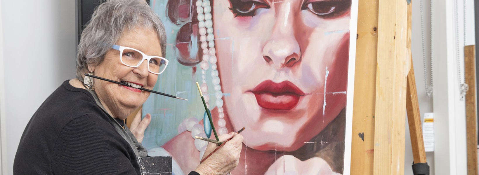 Trish painting.jpg Trish painting.jpg