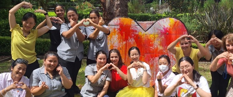 Celebrating together Celebrating together