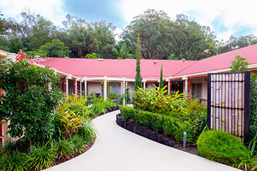 Raffles Residential Aged Care - outdoor area