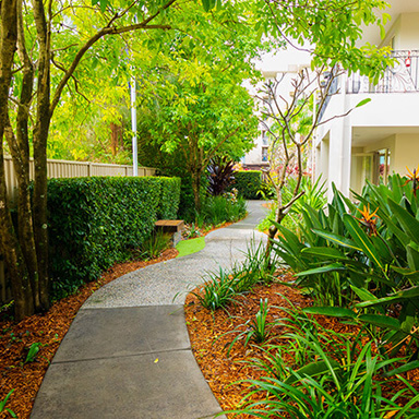 SandBrook Residential Aged Care - outdoor area