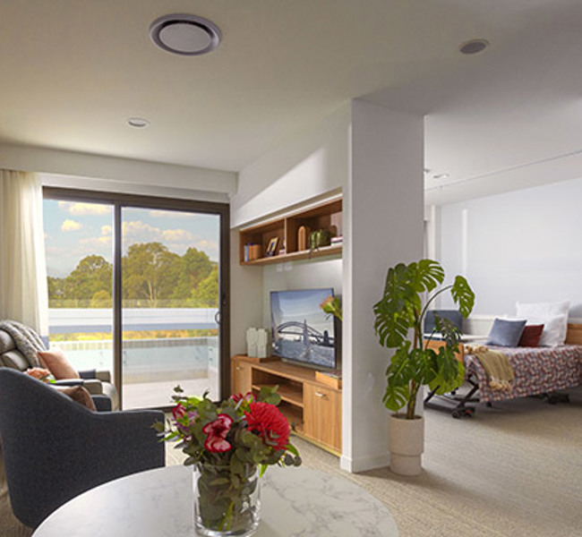 Willowdale Residential Aged Care Deluxe Room