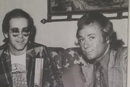 Glendale resident Ian interviewing Elton John Glendale resident Ian interviewing Elton John