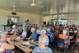 Rowes Bay's new BBQ area Rowes Bay's new BBQ area