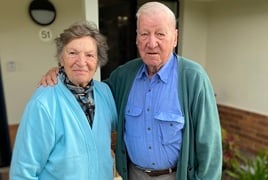 Carrington residents John and Kirsten Carrington residents John and Kirsten