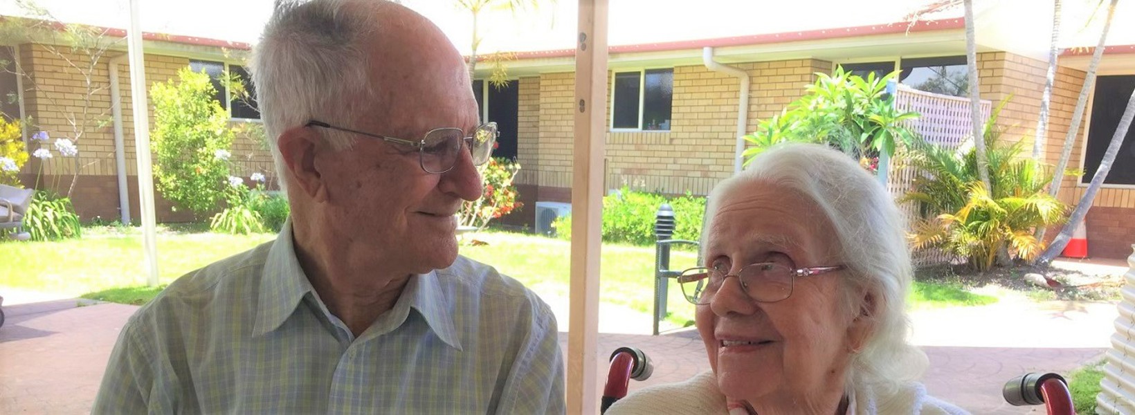 Mae and Doug celebrating 70 years of marriage
