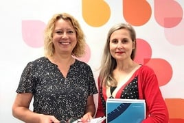 Claudia and Rajna from Bolton Clarke Research Institute Claudia and Rajna from Bolton Clarke Research Institute